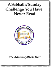 Booklet Cover: A Sabbath/Sunday Challenge You Have Never Read